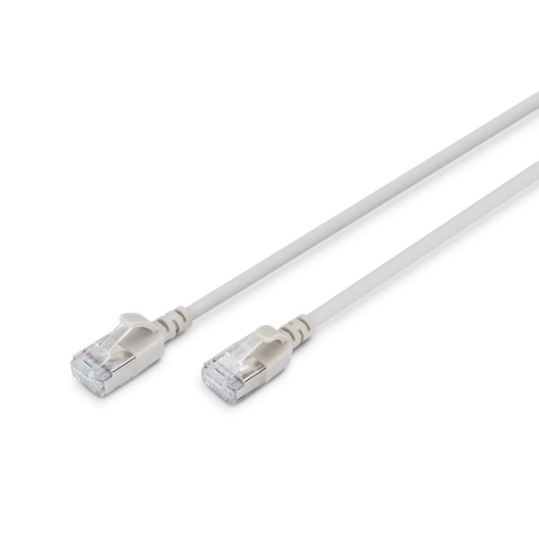 Фото - Кабель патч-корд Digitus CAT 6a F-FTP Slim 3 м Gray (DK-1632-A-030S)